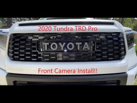 2020 Tundra TRD Pro - Front Camera Install