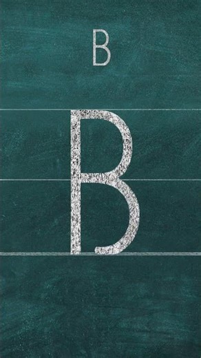 Writing B correctly every time #lettering #tutorial #shorts