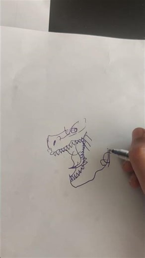 how to draw a dragon speed draw(easy) #music