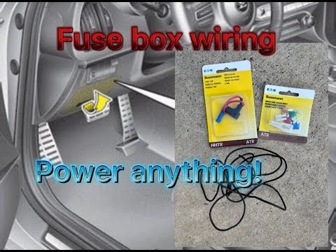 How to power anything to the fuse box Kia stinger 18-22