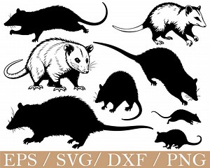Possum Svg, Possum Silhouette, Dxf, Png - Etsy
