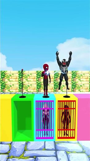 Marvel Dance Vibes 3D 💃🔥 | Superheroes Go Viral #Shorts #spiderman #marvelshorts #3danimation