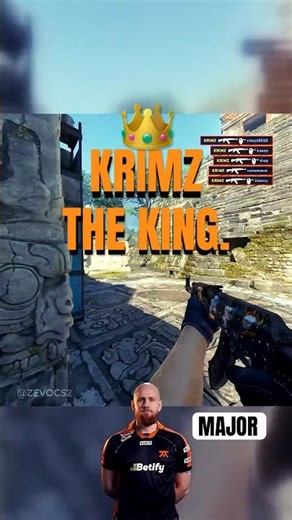 KRIMZ The King 👑 ACE vs RED Canids | Budapest Major | #cs2 #counterstrike2 #csgo2 #cs2major #major
