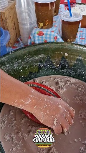 Tejate, bebida de cacao, tradicional de Oaxaca. #México