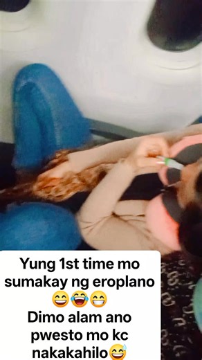 Yung 1st time mo sumakay ng eroplano😵dimo alam ano ang pwesto mo kc nakakahilo😅 #latepost | Ninia Pantig