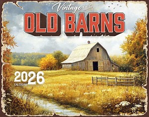 2026 Vintage Old Barns Wall Calendar 16-month X-large Size 14x22, Retro Barns Calendar by the KING Company-monster Calendars - Etsy