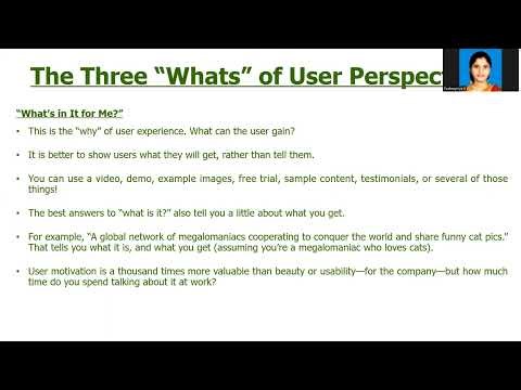 The Three Whats' of User Perspective | UI/UX Design, Mrs.K.Padmapriya, Assistant Professor/CSE,RMDEC
