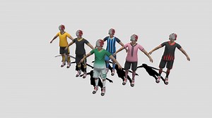 ALL FREEFIRE RARE JERSEY FOR FREE|| obj file - Download Free 3D model by FIERCEFOX