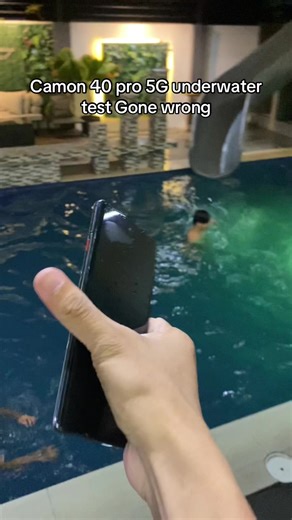 Underwater Test of TECNO Camon 40 Pro 5G