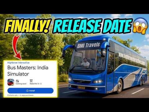 Bus Master India Release Date & Official Gameplay (BUSSID Killer!) 🇮🇳