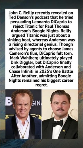 How Leonardo DiCaprio Almost Starred in Boogie Nights #LeonardoDiCaprio #BoogieNight Movie