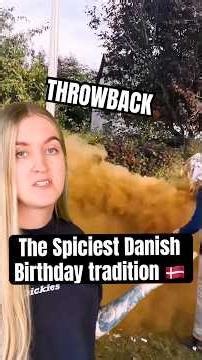 The Spiciest Danish Birthday Tradition 🇩🇰