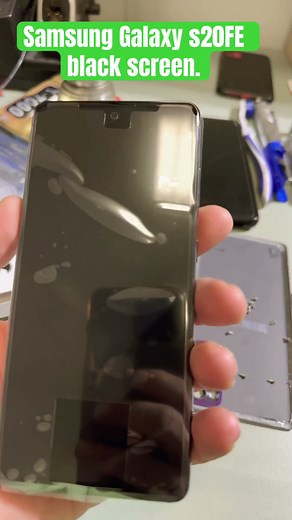 Samsung Galaxy S20FE black screen.plz sub my channel.