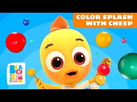 Color splash with Cheep — mix, match & learn! | Beadies kids cartoons
