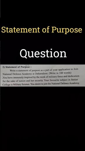 Writing skill question with answer 📋part 12 | class 12th statement of Purpose| #exam #english |