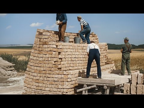 Before Electricity: Traditional Clay Building in Germany | From Clay Pit to Bricks and Floors