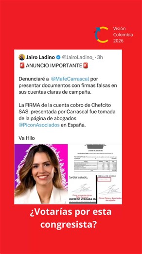 Documentos falsos de Mafe Carrascal congresista del Pacto Histórico ¿votarías por ella? #mafecarrascal #pactohistorico #corrupcion #elecciones2026 | Visión Colombia 2026