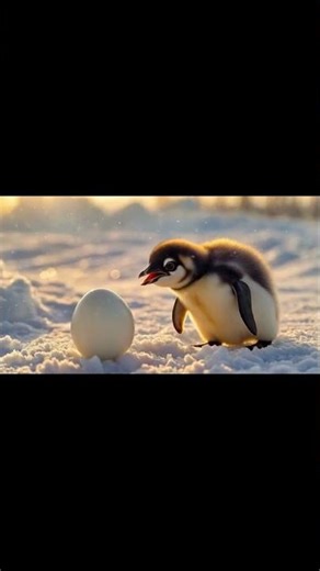 Baby Penguin Hatches While Curious One Watches 🐧😍