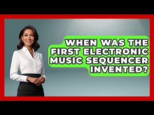 When Was The First Electronic Music Sequencer Invented? - Firsts of the World