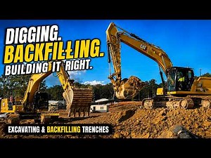 Trenching Done Right | Raw Excavator Footage