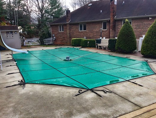 12' x 24' Grecian Deluxe Heavy Weight Safety Pool Cover