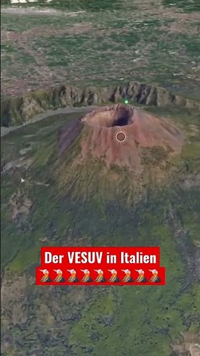 Der Vulkan VESUV in Italien🌋
