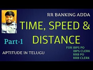 Time ,Speed and Distance || Concept and Problems|| Aptitude in telugu