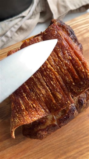 Air Fryer Roast Pork I had pretty much given up on cooking roast pork in the oven - I've never been able to get that super crispy crackling and if I even got close to it, then the meat was always a bit dry... If you've given up on roast pork too - you are going to LOVE this! The airfryer method is so easy and you get perfect crispy crackling and juicy meat every, single time - I promise, you'll never EVER go back to the oven! If you're looking for simple, comforting dinners then you've come to t