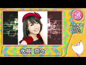 歴代人気声優 TOP10