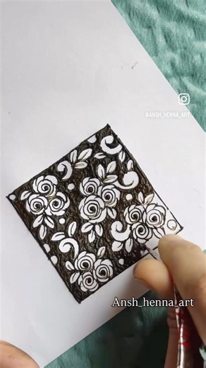 Designer henna pattern! #mehndi #henna#hennamehndiart #hennamehndidesign #hennatattoo #hennaart#art