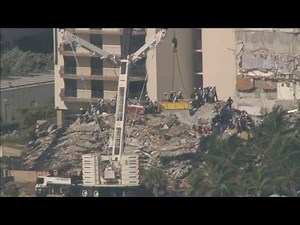 Rescue efforts continue in Surfside as death toll rises to 10