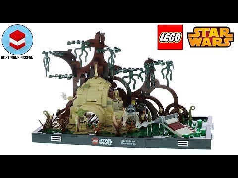LEGO Star Wars 75330 Dagobah Jedi Training Diorama Speed Build
