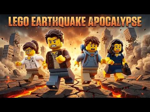 LEGO Earthquake Apocalypse: Fall Of Metro City | LEGO Natural Disasters Animation | Full Episode 7