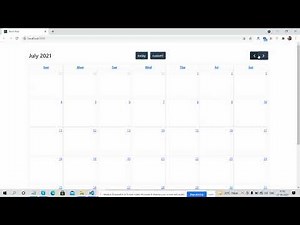 Reactjs FullCalendar Add Custom Button Working Demo