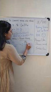 How to find moles? #moles #stoichiometry #molarmass