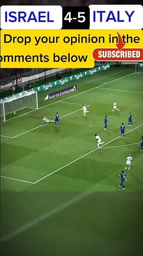 Israel vs Italy 4-5 Highlights - All Goals & Drama! 🔥⚽