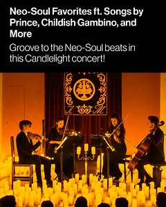 Iconic neo-soul and hip-hop favorites in a stunning, candlelit setting! | Candlelight Concerts by Fever