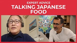 In the third installment of our video conversation series with product manager, Martin, Japan tour guide, Yuji, talks Japanese food, and lists some of his favourite dishes.   To experience Japan's vibrant food scene for yourself, browse our tours via the following link: https://hubs.li/Q01LQSpR0 | Inspiring Vacations | Facebook