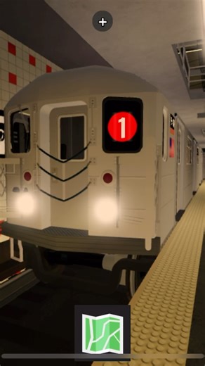 R62 (1) train arrives at Rose Street! #roblox #r62a #r62 #mta #subwaytrain