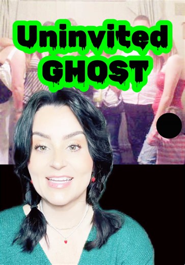 Scary ghost shows up uninvited to a party. It’s so scary when ghosts are captured on camera #horrortok #storytime #ghost #paranormal #greenscreen