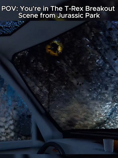 Experience the T-Rex Breakout Scene from Jurassic Park