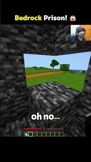 999 IQ Bedrock Trap in Minecraft 🧠💀 #minecraft