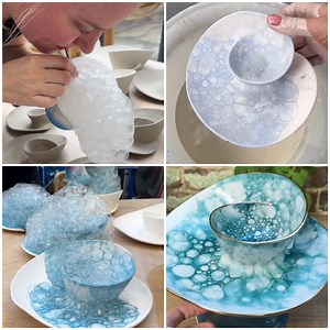 2.2M views · 80K reactions | One of a kind bubble pottery idea! | Art & Sculpture | Facebook