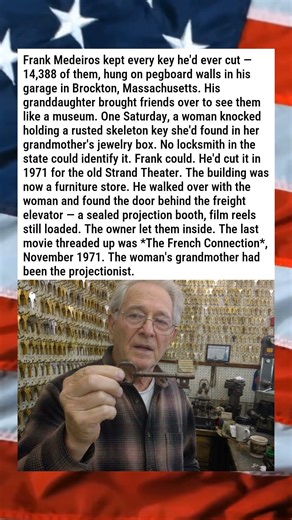 RETIRED LOCKSMITH'S KEY COLLECTION OPENS A DOOR NOBODY KNEW EXISTED 🔑🚪😮