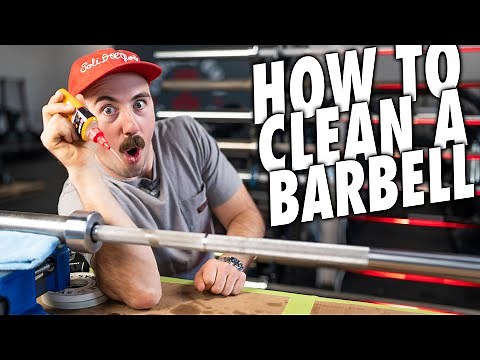 How to Disassemble & Clean an Olympic Barbell!