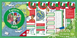 Explore: Italy Activity Booklet KS2
