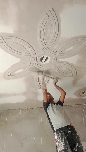 6.7K views · 84 reactions | POP ceiling design House ceiling POP design Best POP design marking Ghar ki chhat ka POP design POP design for roof #inuspluspopdesign | satish Kumar pop master | Facebook