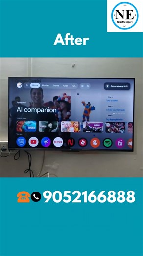 LG 55” TV Screen Damage Fixed | Before vs After