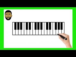 How To Draw A Cute Piano Step by step / Easy Drawing