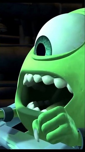 EVERY Time Mike Wazowski Screams #shorts #disney #animation #compilation